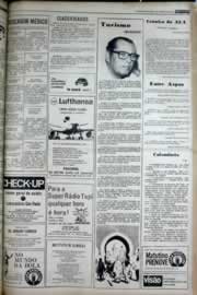 Página do jornal Correio do Ceará de março de 1977
