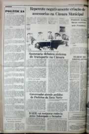 Página do jornal Correio do Ceará de março de 1977