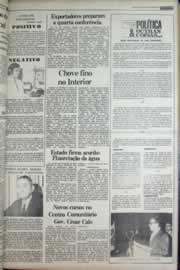 Página do jornal Correio do Ceará de março de 1977