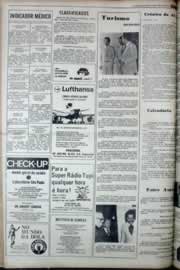 Página do jornal Correio do Ceará de março de 1977