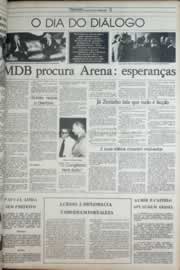 Página do jornal Correio do Ceará de março de 1977