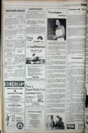 Página do jornal Correio do Ceará de março de 1977