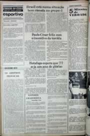 Página do jornal Correio do Ceará de março de 1977