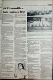 Página do jornal Correio do Ceará de março de 1977