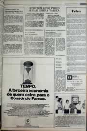 Página do jornal Correio do Ceará de março de 1977