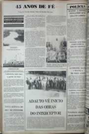 Página do jornal Correio do Ceará de março de 1977