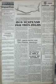 Página do jornal Correio do Ceará de março de 1977