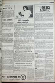 Página do jornal Correio do Ceará de março de 1977