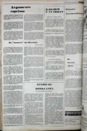Página do jornal Correio do Ceará de março de 1977