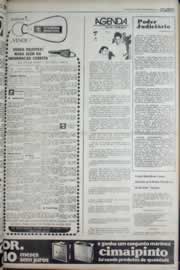 Página do jornal Correio do Ceará de março de 1977