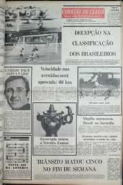 Página do jornal Correio do Ceará de março de 1977