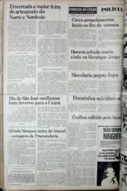 Página do jornal Correio do Ceará de março de 1977