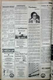 Página do jornal Correio do Ceará de março de 1977