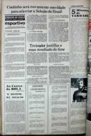 Página do jornal Correio do Ceará de março de 1977