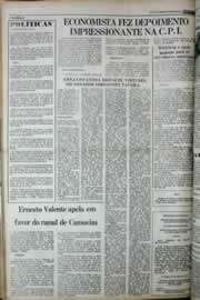 Página do jornal Correio do Ceará de março de 1977
