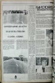 Página do jornal Correio do Ceará de março de 1977