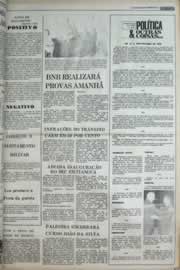 Página do jornal Correio do Ceará de março de 1977