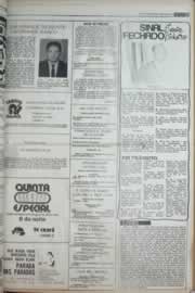 Página do jornal Correio do Ceará de março de 1977