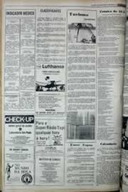 Página do jornal Correio do Ceará de março de 1977