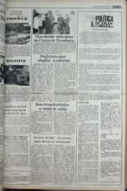 Página do jornal Correio do Ceará de março de 1977