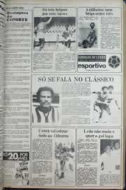Página do jornal Correio do Ceará de março de 1977