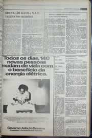 Página do jornal Correio do Ceará de março de 1977