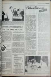Página do jornal Correio do Ceará de março de 1977