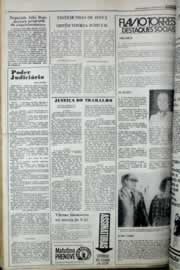 Página do jornal Correio do Ceará de março de 1977