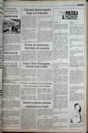 Página do jornal Correio do Ceará de abril de 1977