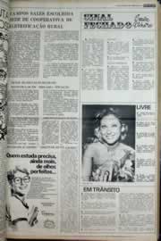 Página do jornal Correio do Ceará de abril de 1977