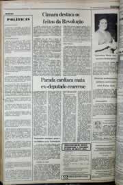 Página do jornal Correio do Ceará de abril de 1977