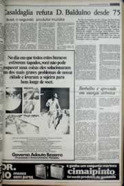 Página do jornal Correio do Ceará de abril de 1977