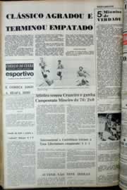 Página do jornal Correio do Ceará de abril de 1977
