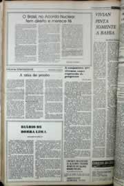 Página do jornal Correio do Ceará de abril de 1977