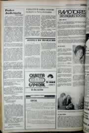 Página do jornal Correio do Ceará de abril de 1977