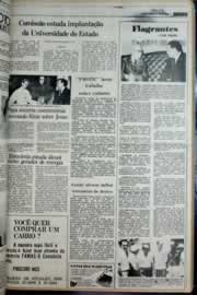 Página do jornal Correio do Ceará de abril de 1977