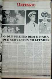 Página do jornal Correio do Ceará de abril de 1977