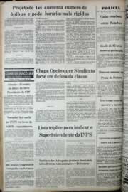Página do jornal Correio do Ceará de abril de 1977