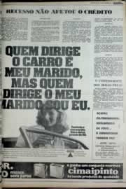 Página do jornal Correio do Ceará de abril de 1977