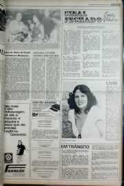 Página do jornal Correio do Ceará de abril de 1977