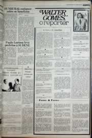 Página do jornal Correio do Ceará de abril de 1977