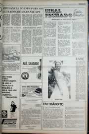 Página do jornal Correio do Ceará de abril de 1977