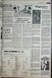 Página do jornal Correio do Ceará de abril de 1977