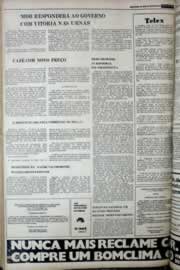 Página do jornal Correio do Ceará de abril de 1977