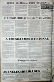 Página do jornal Correio do Ceará de abril de 1977