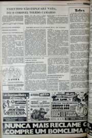Página do jornal Correio do Ceará de abril de 1977