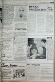 Página do jornal Correio do Ceará de abril de 1977