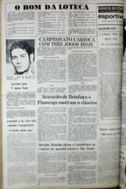 Página do jornal Correio do Ceará de abril de 1977