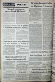 Página do jornal Correio do Ceará de abril de 1977