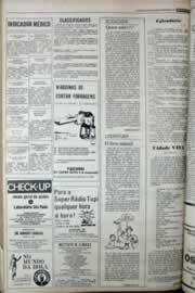 Página do jornal Correio do Ceará de abril de 1977